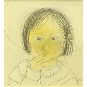 絵画 岡本弥寿子 素描