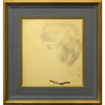 絵画 東郷青児 婦人像