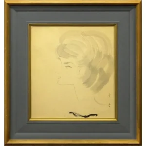 絵画 東郷青児 婦人像