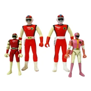 超新星フラッシュマン レッドフラッシュ ソフビ レッドフラッシュ ピンクフラッシュ 超合金 計4点