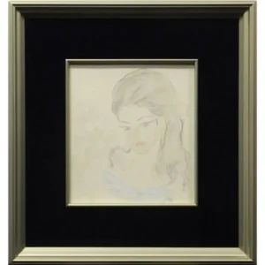 絵画 東郷青児 婦人像