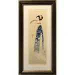 絵画 竹久夢二 扇を持つ舞妓