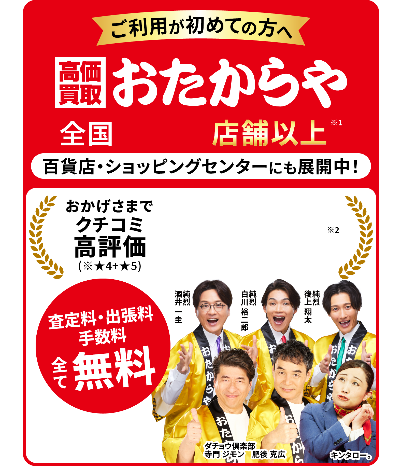 初めての方へ ｜価格相場・高価買取はおたからや