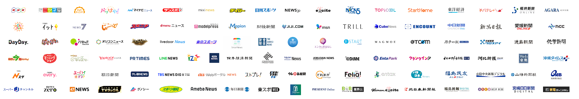 メディア掲載実績