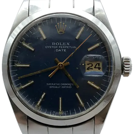 オイスターパーペチュアル デイト SS ブルー 1500