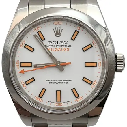 ミルガウス 116400 SS ホワイト