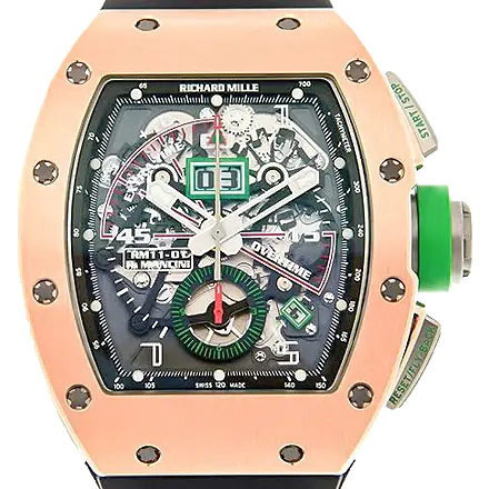 オートマティック フライバック クロノグラフ ロベルト・マンチーニ スケルトン RM11-01