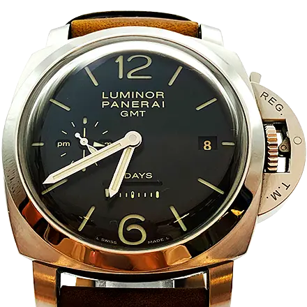 オフィチーネ・パネライ ルミノール1950 GMT SS ブラック PAM00233
