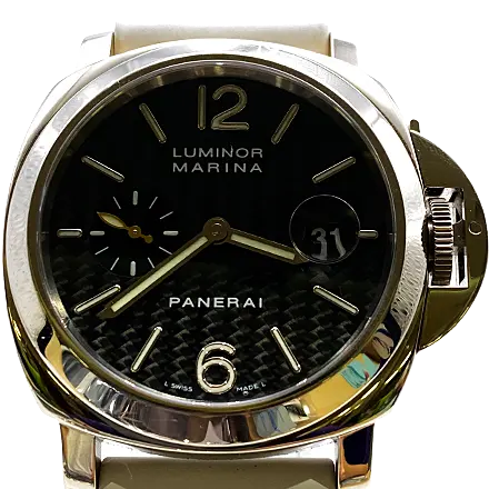 オフィチーネ・パネライ ルミノールマリーナ K18WG/ラバー ブラック PAM00180