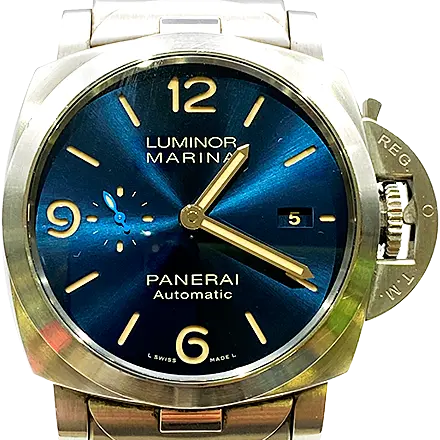 オフィチーネ・パネライ ルミノールマリーナ SS ブルー PAM01058
