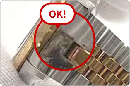 フラッシュフィット剥がれ