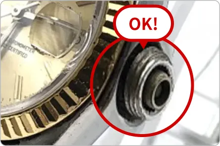 リューズの欠損