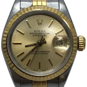 ロレックス デイトジャスト SS/YG ゴールド 69173