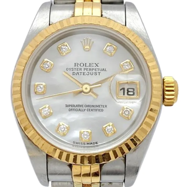 ロレックス デイトジャスト 79173NG シルバー