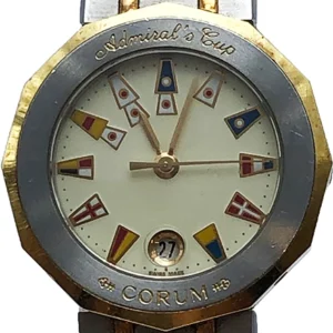 コルム アドミラルズカップ 36.610.21 V-52 SS アイボリー文字盤