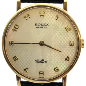 ロレックス チェリーニ YG シルバー 5112