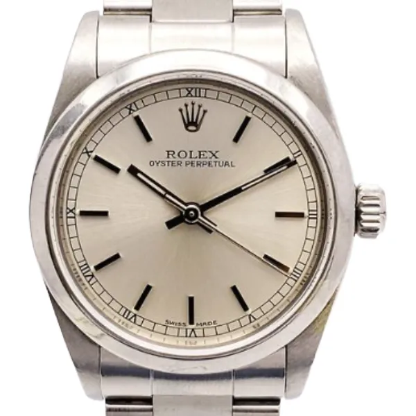 ロレックス オイスターパーペチュアル 77080 シルバー