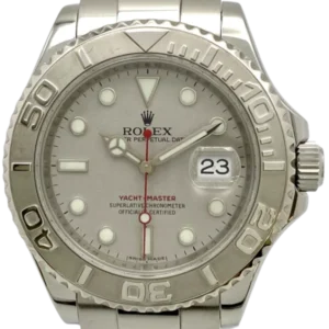 ロレックス ヨットマスター ロレジウム PT/SS シルバー 16622