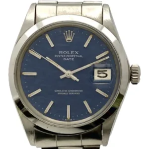 ロレックス オイスターパーペチュアル デイト 1500 ネイビー