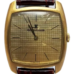 ジャガー・ルクルト スクエアメンズウォッチ 904021 YG/YGP/革 電池式