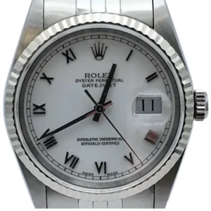 ロレックス デイトジャスト SS/WG ホワイト 16234