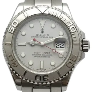 ロレックス ヨットマスター ロレジウム PT/SS シルバー 16622