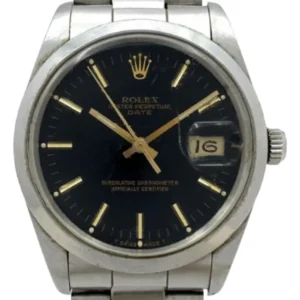 ロレックス オイスターパーペチュアルデイト 15000 ブラック