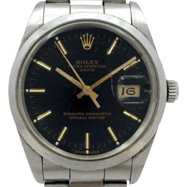 ロレックス オイスターパーペチュアルデイト 15000 ブラック
