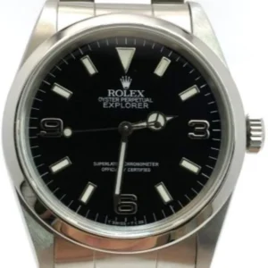 ロレックス エクスプローラーⅠ SS ブラック 14270