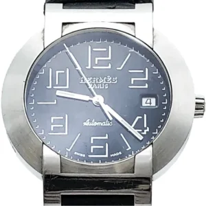 エルメス ノマード SS/レザー 自動巻式 ブラック