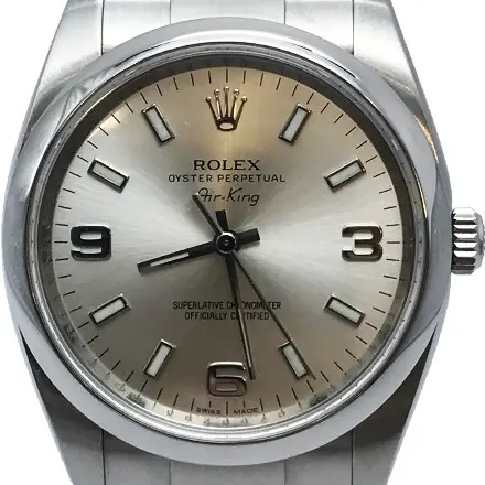 ロレックス ROLEX エアキング 114200 シルバー SS メンズ 腕時計