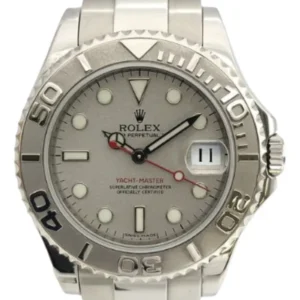 ロレックス ヨットマスター ロレジウム PT/SS シルバー 168622