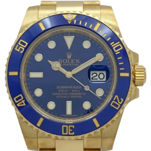 ロレックス サブマリーナー デイト YG ブルー 116618LB