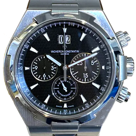 オーヴァーシーズ クロノグラフ ブラック 49150/B01A-9097