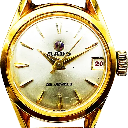 ラドー 25 JEWELS GP シルバー 