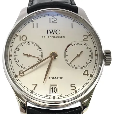 IWC ポルトギーゼ IW500704 SS/レザー アイボリー