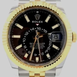 ロレックス スカイドゥエラー SS/YG ブラック 326933
