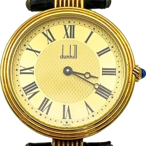 ダンヒル K18YG/レザー ゴールド