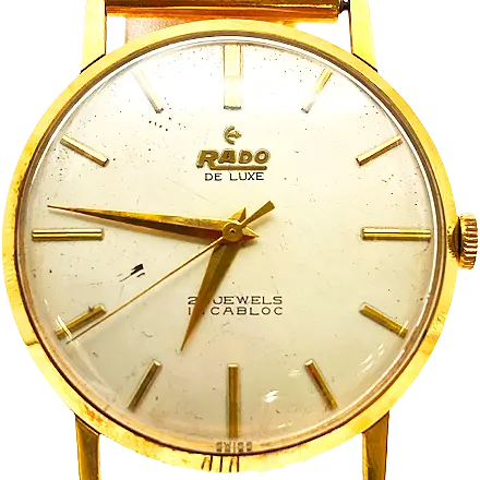 ラドー DE LUXE R50087 K18 ホワイト