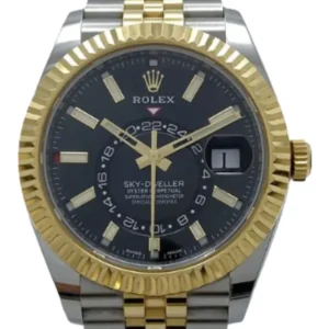 ロレックス スカイドゥエラー SS/YG ブラック 326933