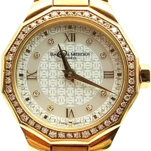 ボーム&メルシエ 5099355 YG 電池式 ホワイト