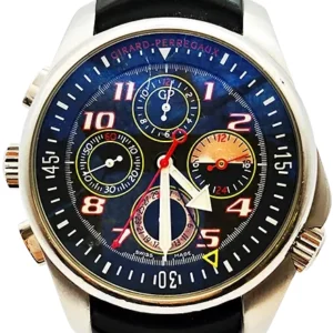 ジラール・ペルゴ R&D 49930 SS/ラバー 自動巻式 ブラック