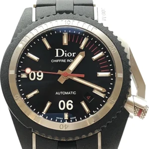 ディオール シフルルージュ D02 SS/ラバー 自動巻式 ブラック
