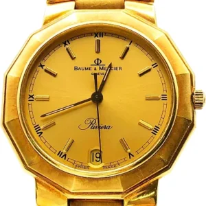 ボーム&メルシェ リビエラ 87012 18K 電池式 ゴールド