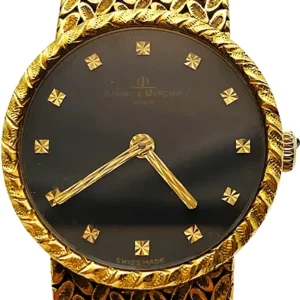 ボーム&メルシエ 36653/278 K18YG 手巻式 ブラック