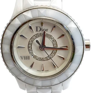 ディオール オンユイット CD1221E2 セラミック 電池式 シルバー