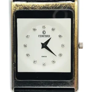 コンコルド 60.20.617GX 18KWG/レザー 電池式 ホワイト