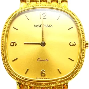 ウォルサム メンズウォッチ 96250.26 K18YG 電池式 ゴールド