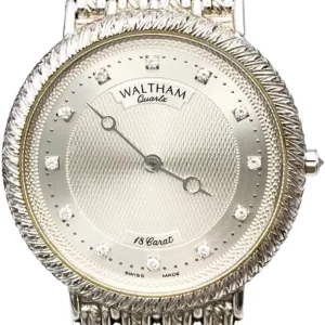 ウォルサム ラウンド K18/WG 電池式 ホワイト