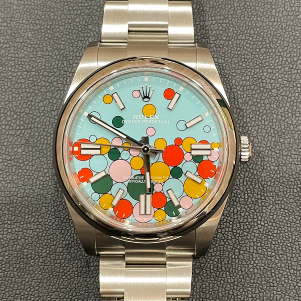 ロレックス オイスターパーペチュアル124300 セレブレーションモチーフ